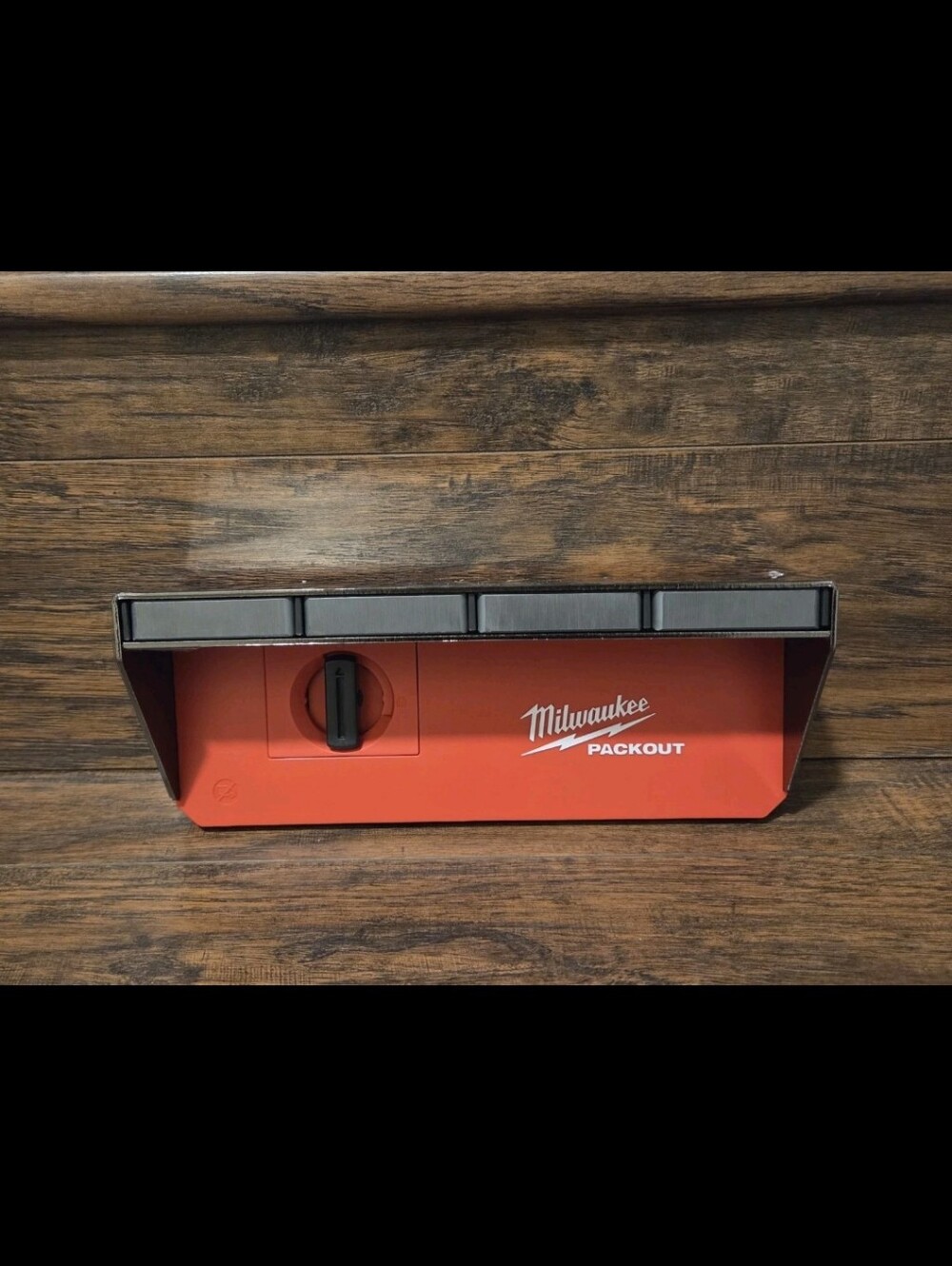 Milwaukee PACKOUT Magnetic Rack Tool Holder Most Secure Mounting Paired Plastic